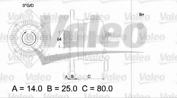 VALEO 436529 Alternator
